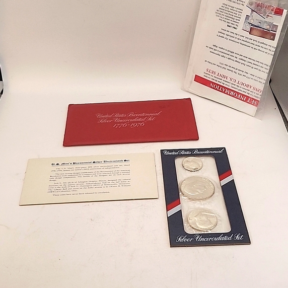 United States Bicentennial Silver Uncirculated Set 1776-1976 - Picture 13 of 17